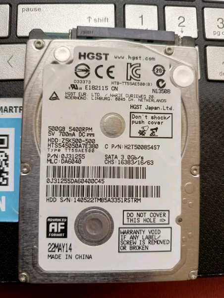 500gb Internal Ps4 Hard Drive Hgst 5400rpm – Working