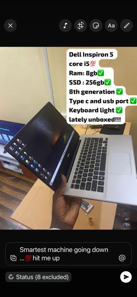 Brand New Laptop Dell Inspiron 15 5000 256GBHDD 8GBRAM photo 3