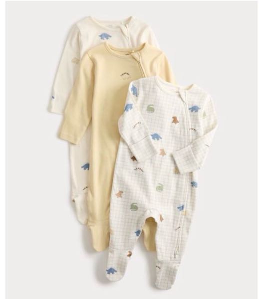 3-piece baby sleepsuit set.12 to18 months