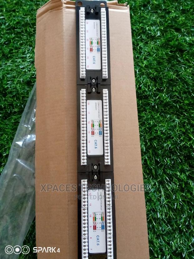 Cat6 UTP 24port Patch Panel Fully Loaded, Universal · Photo 4