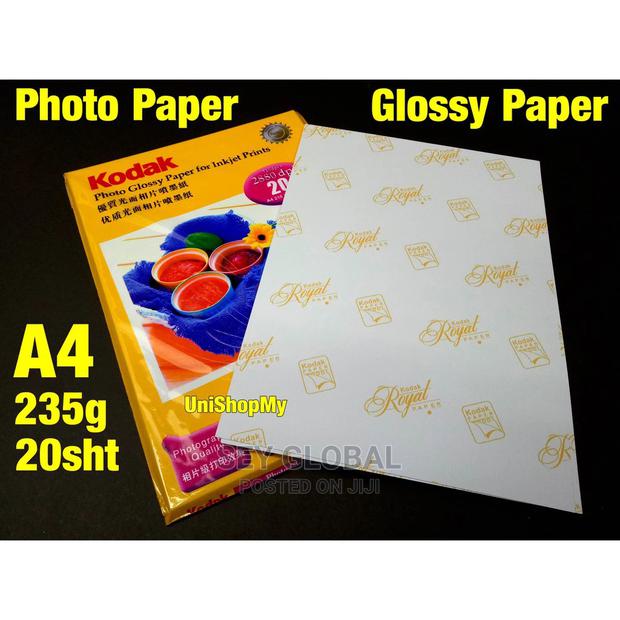 Kodak A4 Glossy Photo Paper 235g (50 Sheets) · Photo 2