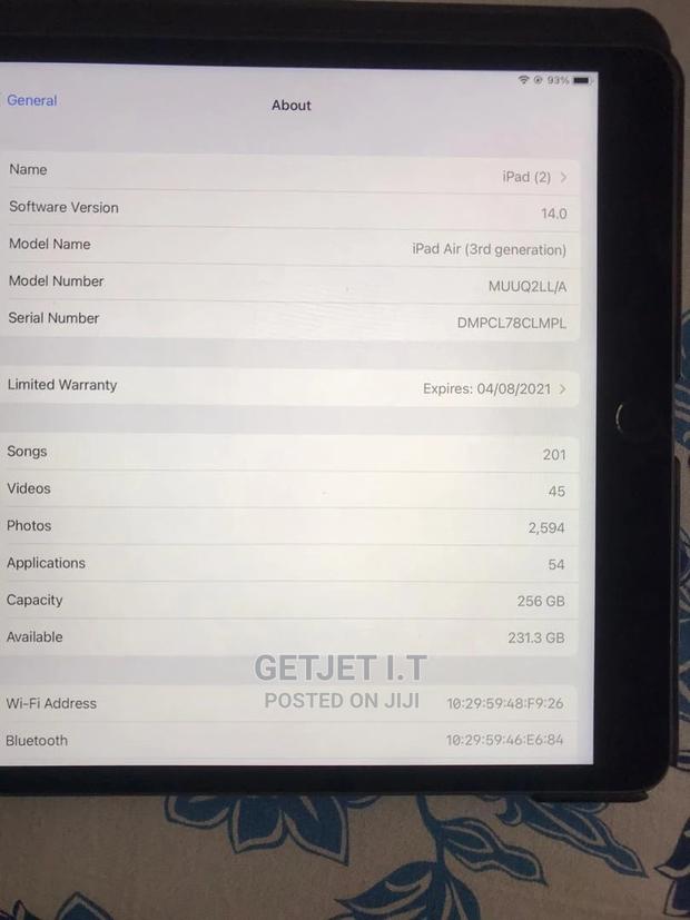 Apple iPad Air (2020) 256 GB Gray photo 2