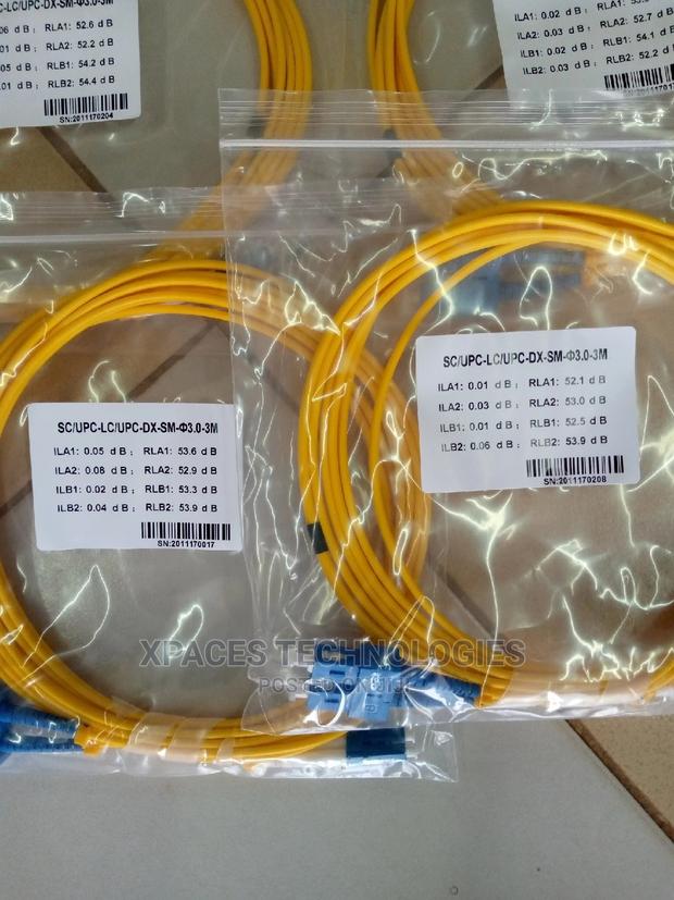 SC-LC Duplex 9/125 Singlemode Fiber Optic Patch Cable 3M · Photo 4