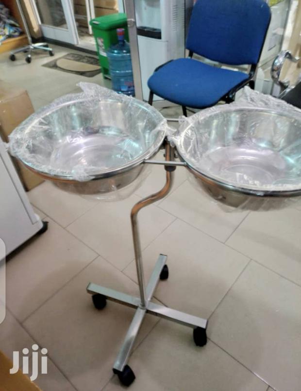 Wash Hand Bowl With Stand Double for Hospital (Stainless) · Photo 2