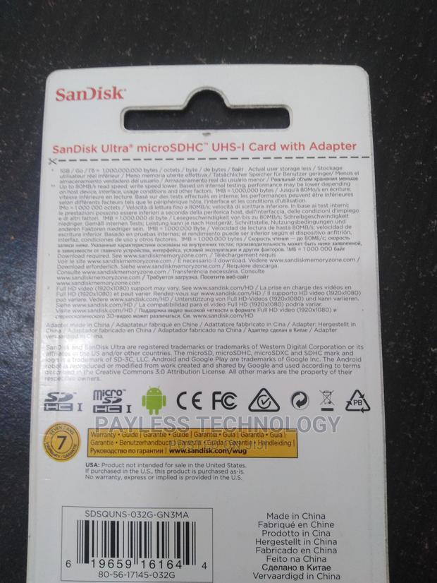 Sandisk Ultra 32gb Micro SD Card · Photo 4