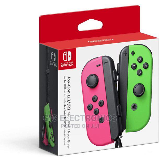 Nintendo Switch Joy-Con Pair, Neon Pink and Neon Green · Photo 3