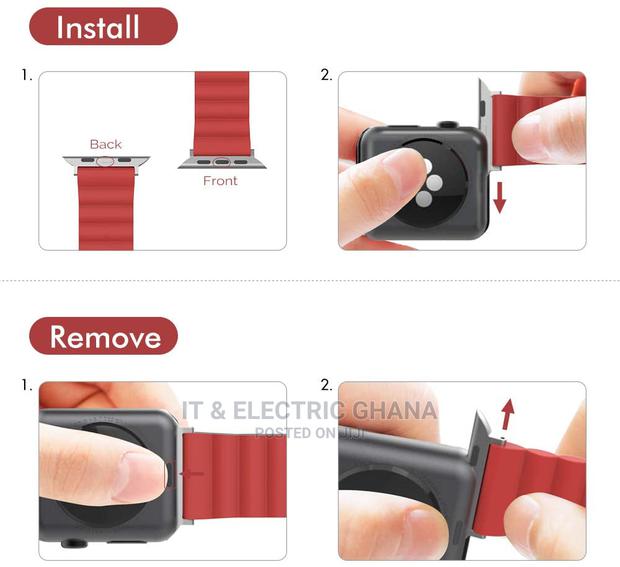 Ahastyle Rugged Premium Silicone Watch Strap photo 4