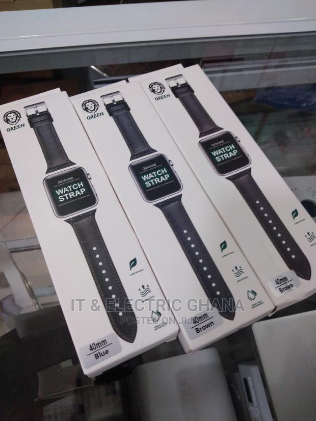 Green Genuine Leather Strap