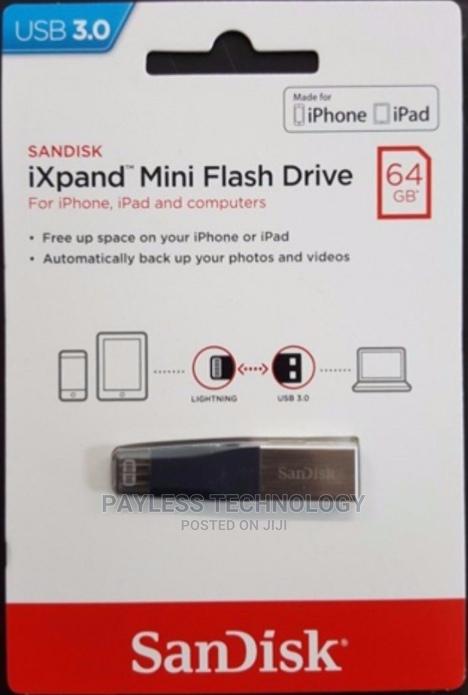 Sandisk 64gb Ixpand Flash Mini Pendrive · Photo 3