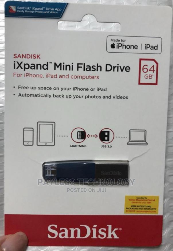 Sandisk 64gb Ixpand Flash Mini Pendrive · Photo 4