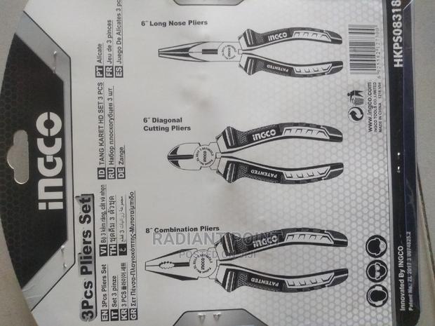 Ingco 3pcs Pliers Set New · Photo 4