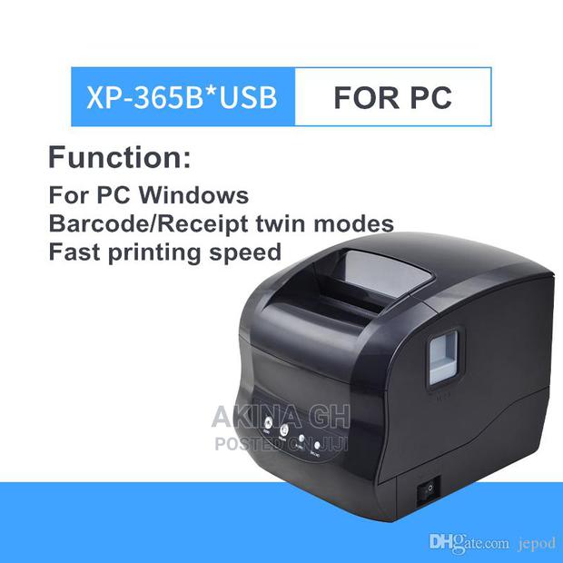 Xprinter 365b Label Barcode Receipt Printer Usb/Lan 80 · Photo 2