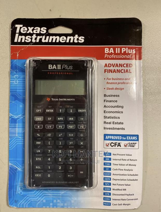 Texas Instruments Ba Ii Plus Professional Calculator