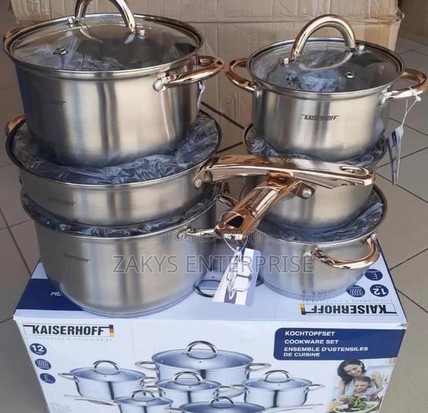 High Quality Stainless Steel 12pcs Cookware Set · Photo 3