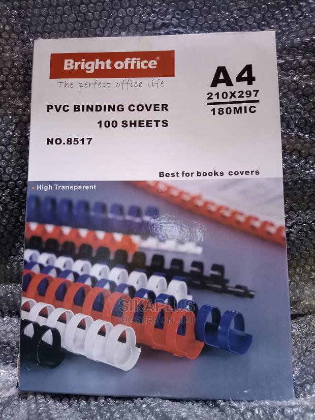 Transparent Binding Cover