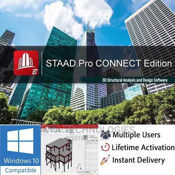 Bentley STAAD Pro CONNECT Edition 22 | 3D Structural Analysi · Photo 3