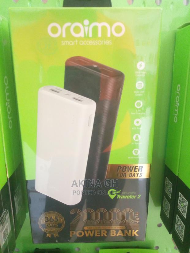 Oraimo 20000mah 2 Usb Port Power Bank · Photo 3