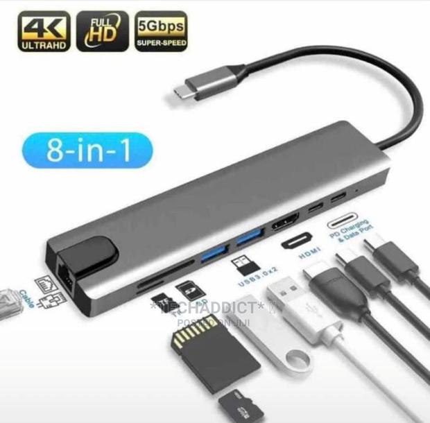 Macbook Type C Hub 8 in 1 photo 2