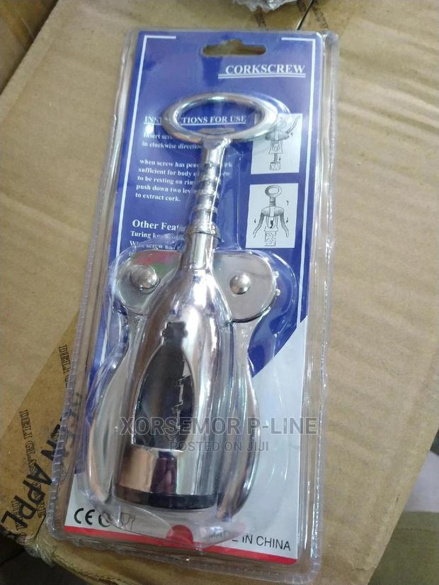 Stainless Steel Silver Corkscrew · Photo 4