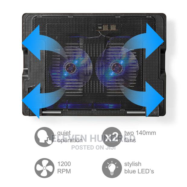 Laptop Cooling Pad, Fan Usb Adjustable Cooler Stand · Photo 4
