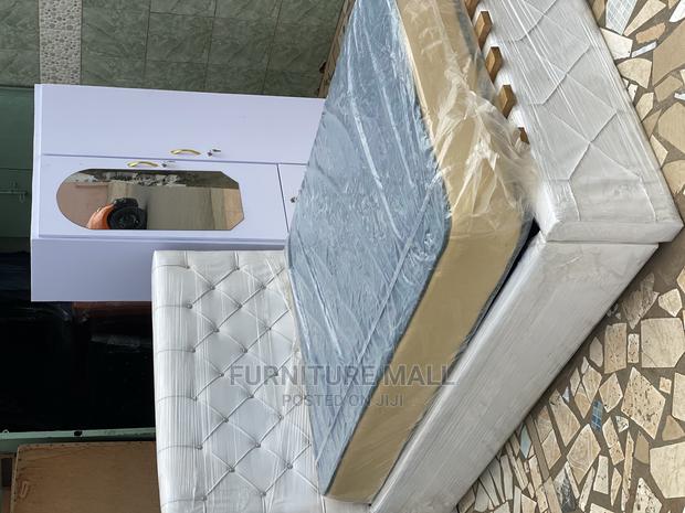 Double Bed With Mattress Wardrobe . Free Delivery photo 2