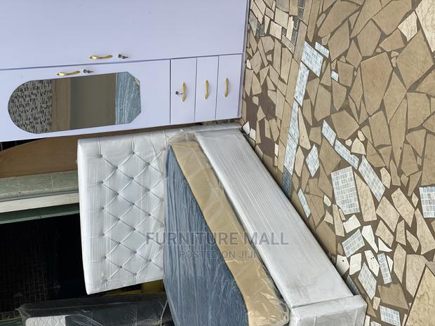 Double Bed With Mattress Wardrobe . Free Delivery photo 4