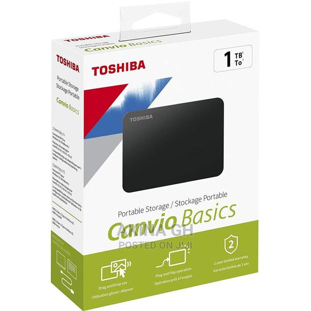 Toshiba Convio Basics 1TB Protable External HDD · Photo 3