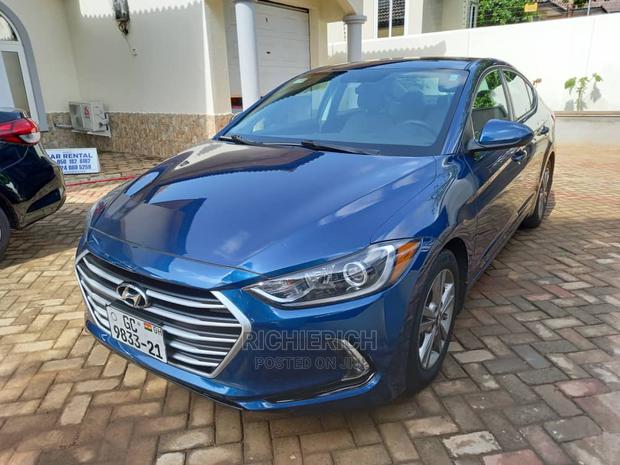Blue Hyundai Elantra Available for Rent photo 2