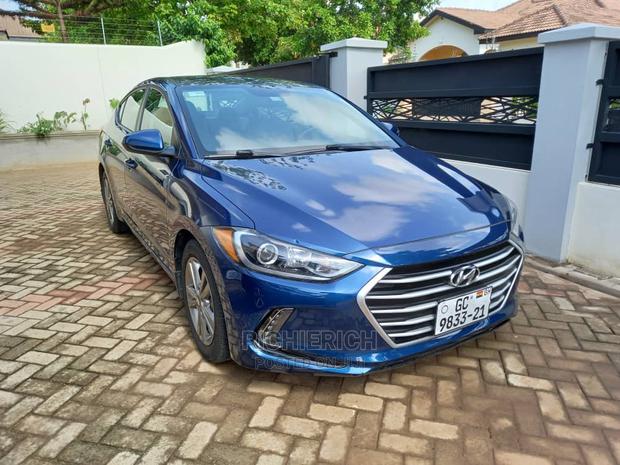 Blue Hyundai Elantra Available for Rent