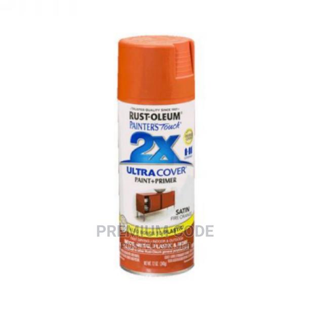 Spray Paint, Gloss Real Orange, 2X Ultra Cover Rust-Oleum · Photo 4