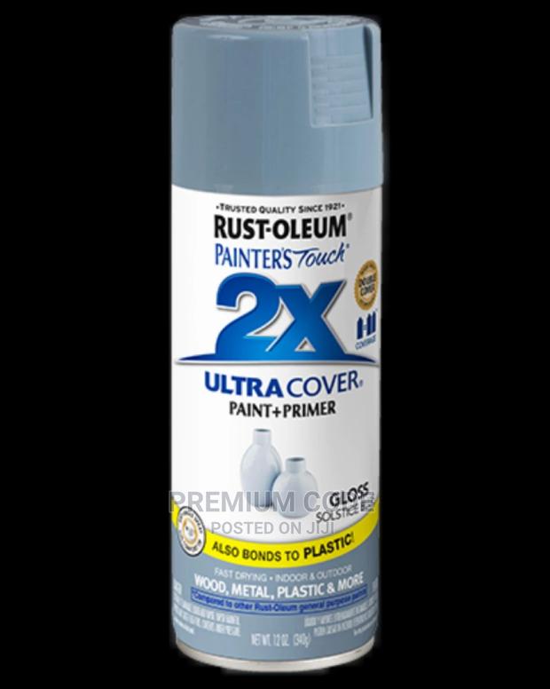 Spray Paint, Gloss Solstice Blue, 2X Ultra Cover Rust-Oleum · Photo 4