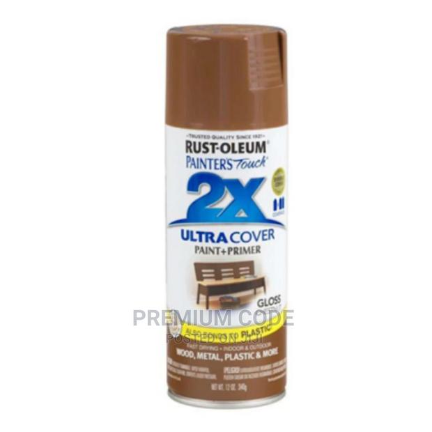 Spray Paint, Gloss Chestnut 2X Ultra Cover Rust-Oleum · Photo 4