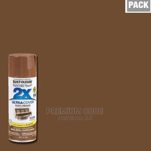Spray Paint, Gloss Chestnut 2X Ultra Cover Rust-Oleum · Photo 3