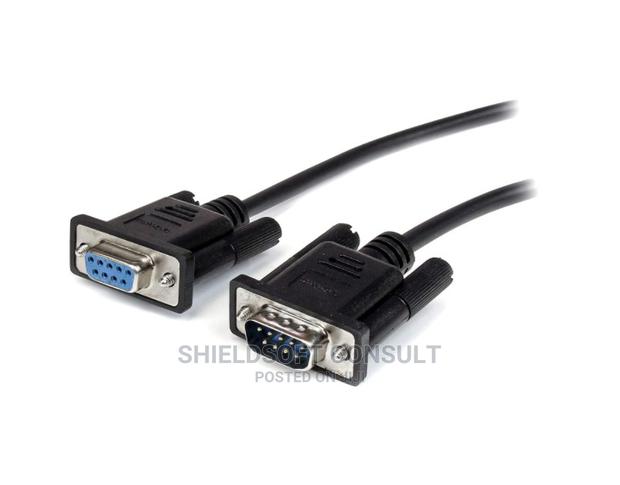 DB9 RS232 Serial Extension Cable - Male to Female Cable · Photo 2