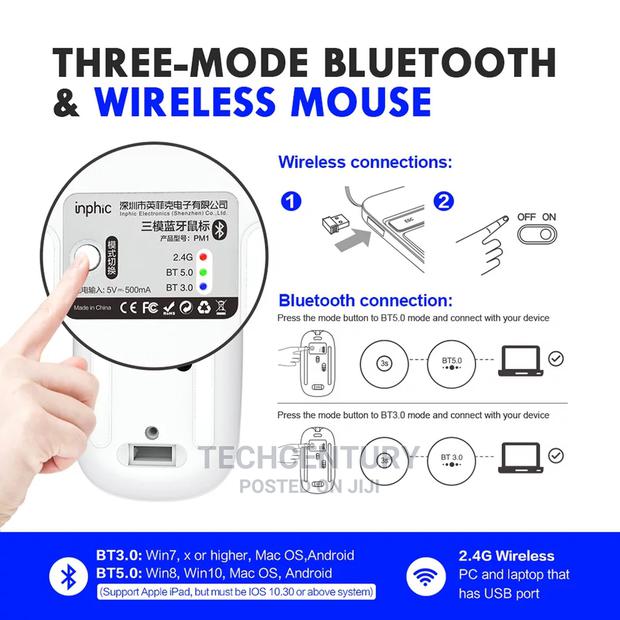 Inphic Bluetooth Mouse 3 Modes photo 4