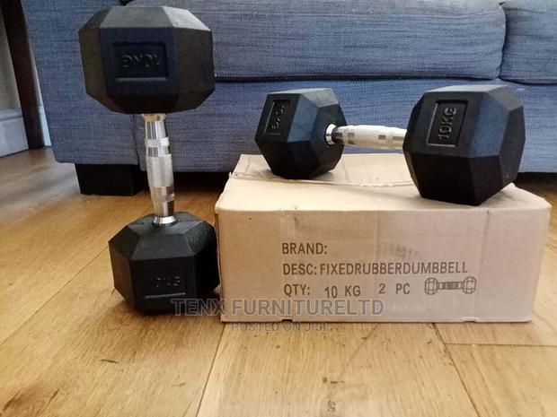 Dumbbells 10kg Pair (HEX) · Photo 3