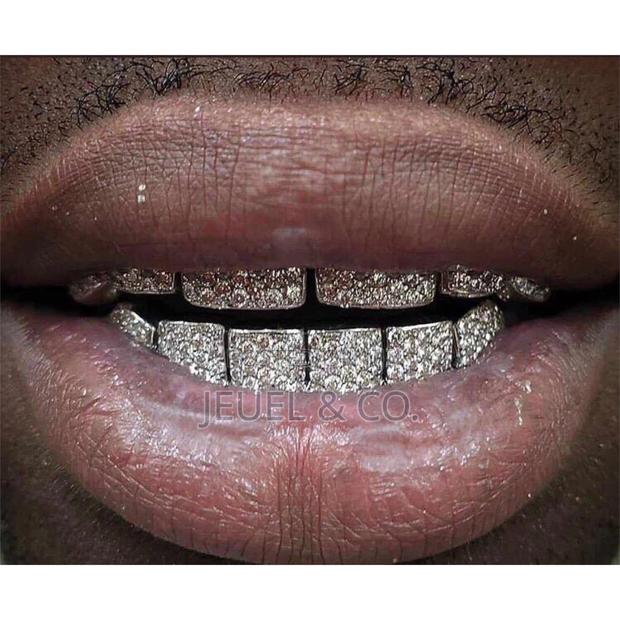 Original Iced Out Silver Grillz/Slugs
