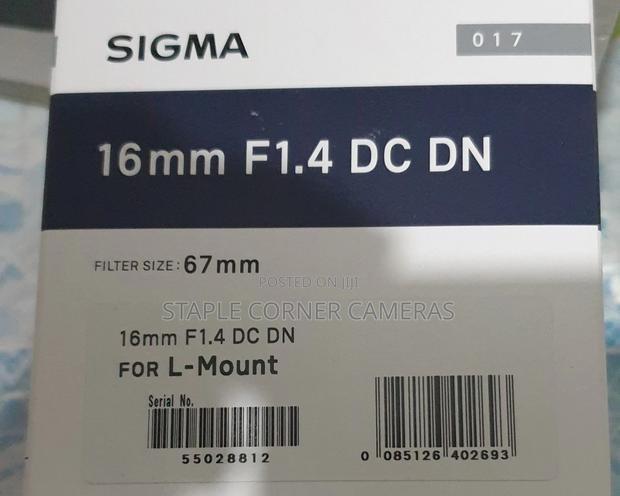 Sigma 16mm F1.4 Dc Contemporary Wide Angle Lens For L Mount photo 2