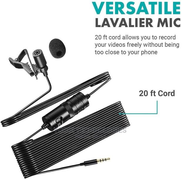 6m Lavalier Sterio Audio Interview Clip Microphone · Photo 3