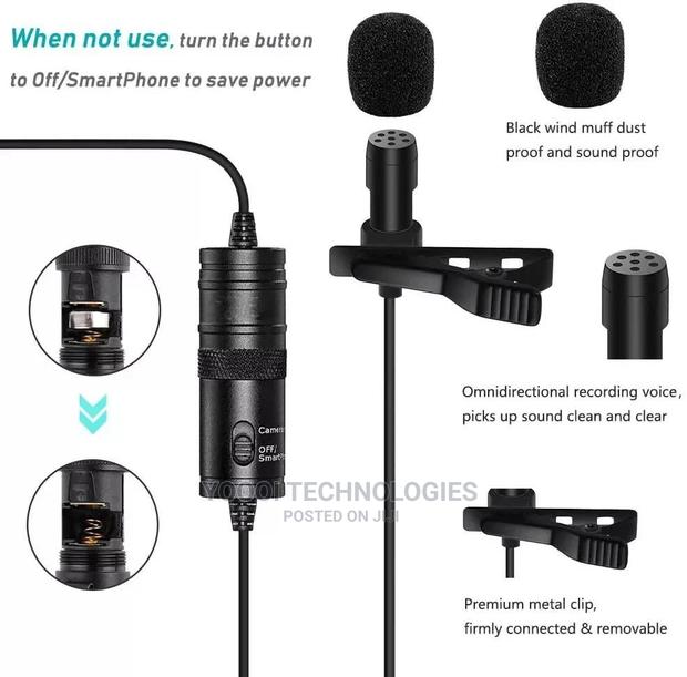 6m Lavalier Sterio Audio Interview Clip Microphone · Photo 4