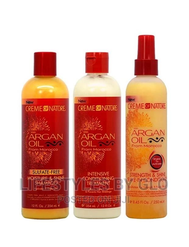 Creme of Nature Argan Oil Shampoo + Conditioner + Leave-In · Photo 1