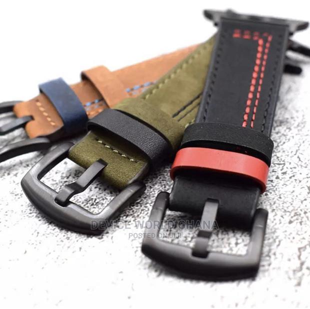 Warrior Leather Strap/Band For Apple Watches. All Sizes Can