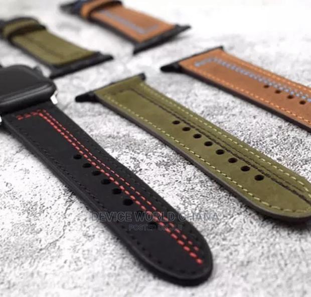 Warrior Leather Strap/Band For Apple Watches. All Sizes Can photo 2