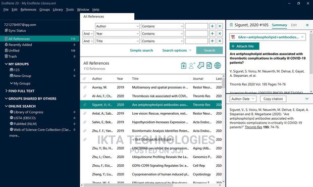 Endnote 20 | Win\Mac | Research Reference Management App · Photo 4