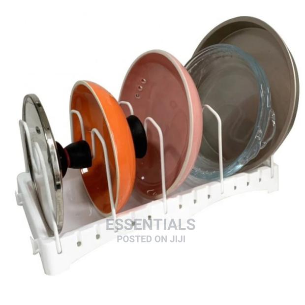 Adjustable Pot and Lid Holder · Photo 1
