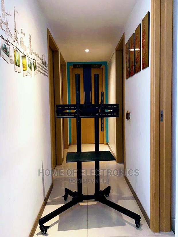 Best Fresh in Box Movable TV Stand With DVD Glass + Wheels · Photo 1