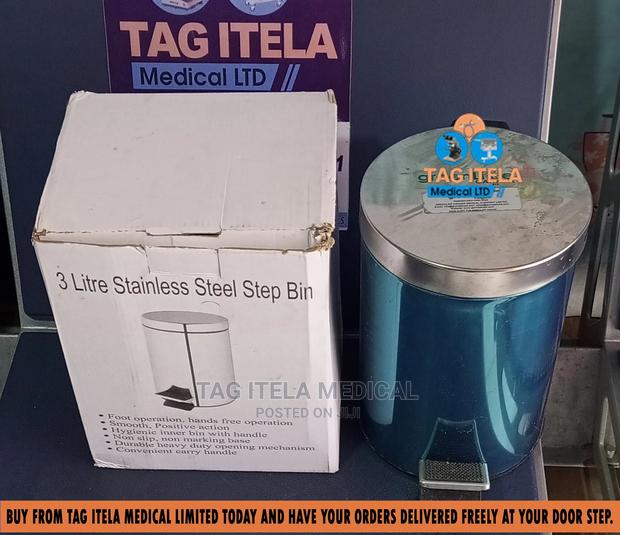 Pedal Dustbin (3ltrs Stainless Steel) · Photo 4