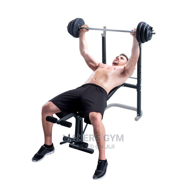 Weights Bench With Built Rack · Photo 3