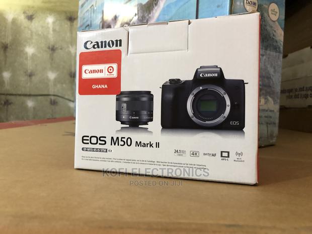 Newly Arrived Canon EOS M50 Mark II Mirrorless Camera (Black · Photo 2