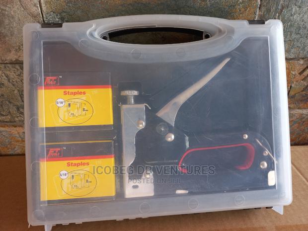 Industrial Staple Gun/Stapler With Staple Pins photo 2